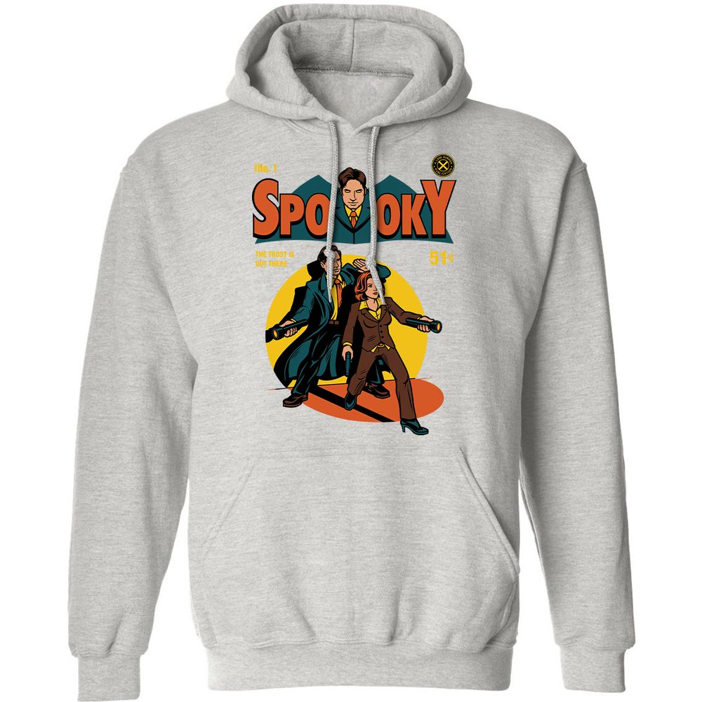 Classic Unisex Hoodie - 43AHSAUV - Ash - 8