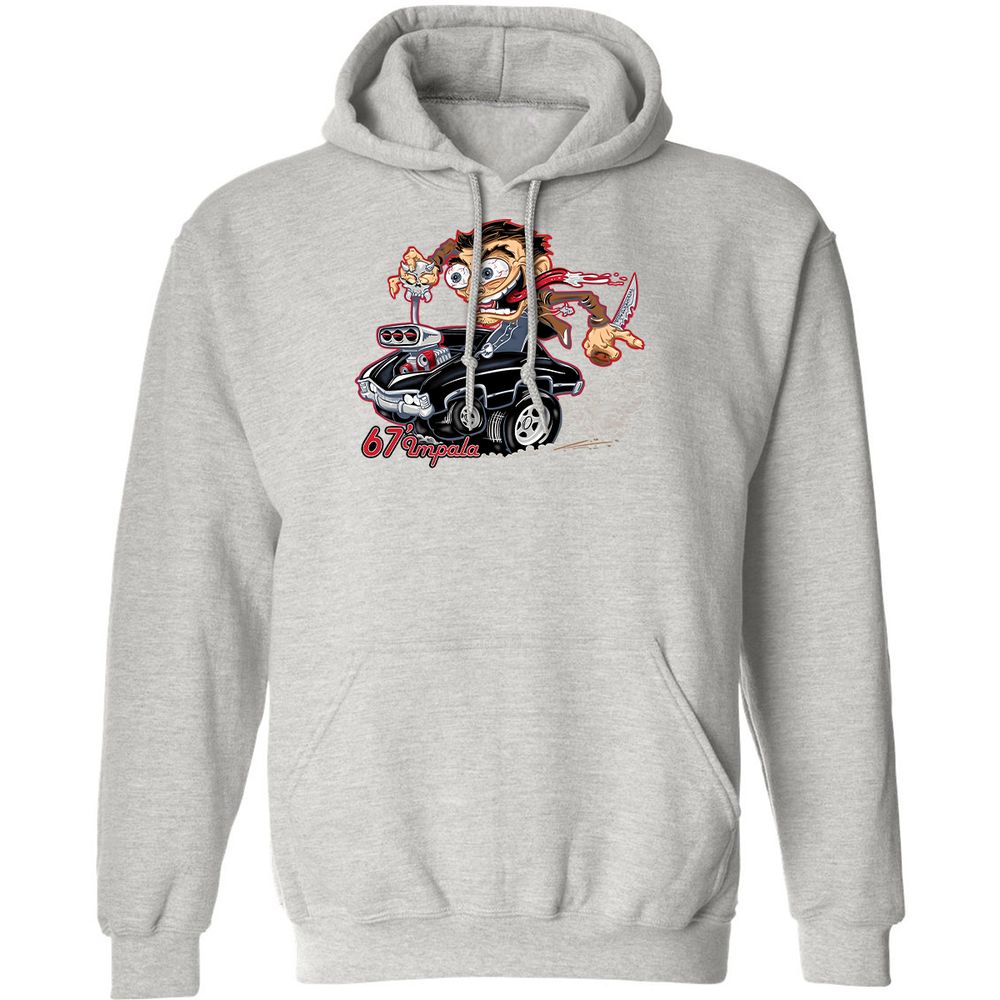 Classic Unisex Hoodie - V2DKU1V2 - Ash - 8