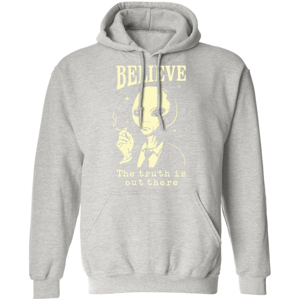 Classic Unisex Hoodie - NTN36CDW - Ash - 8