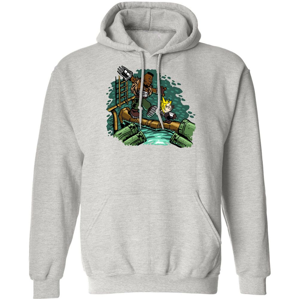 Classic Unisex Hoodie - TZALLZYV - Ash - 8