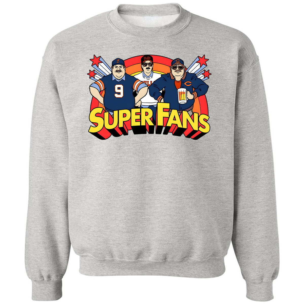 Classic Unisex Sweatshirt - BKL5BKUR - Ash - 8