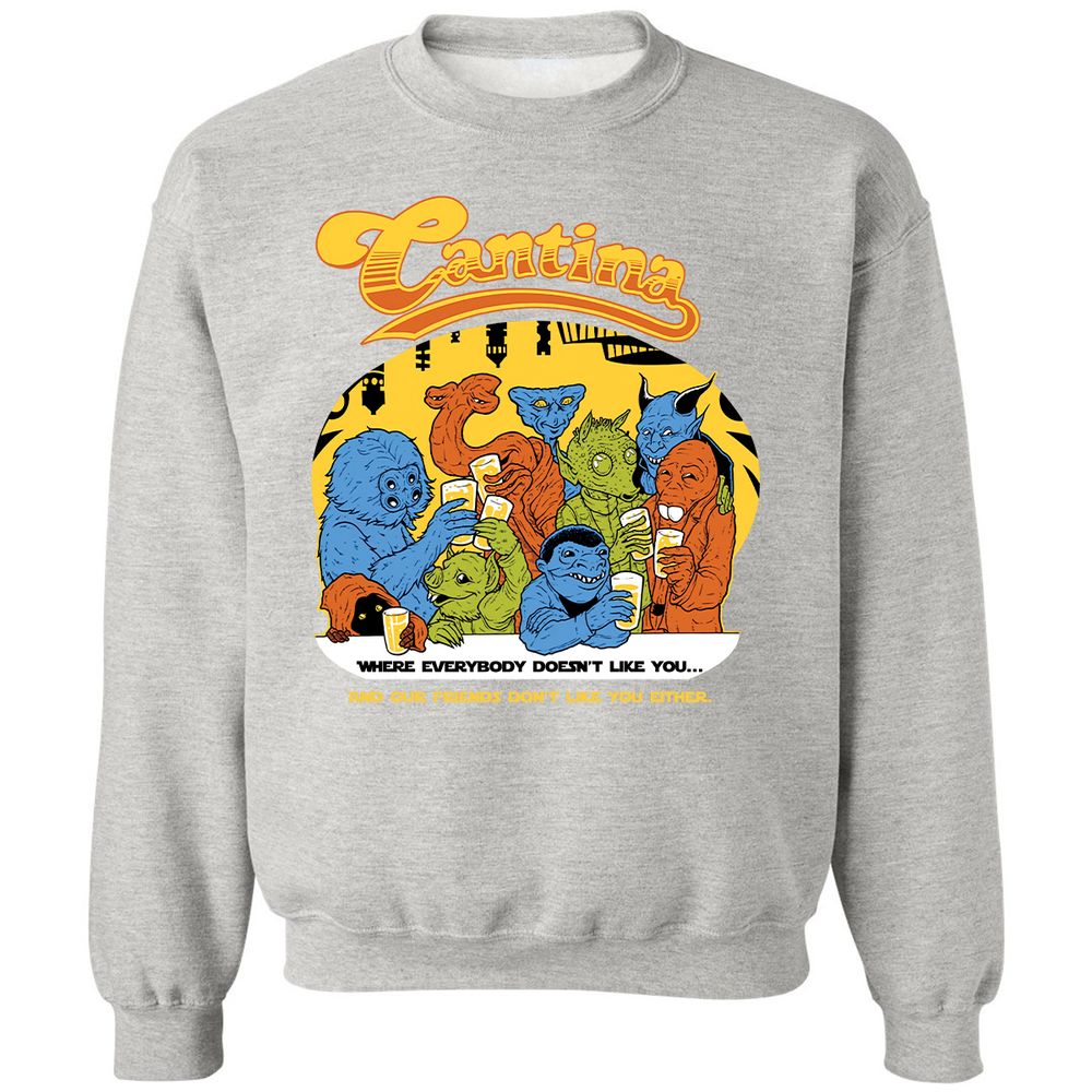 Classic Unisex Sweatshirt - DZUFN7QM - Ash - 8