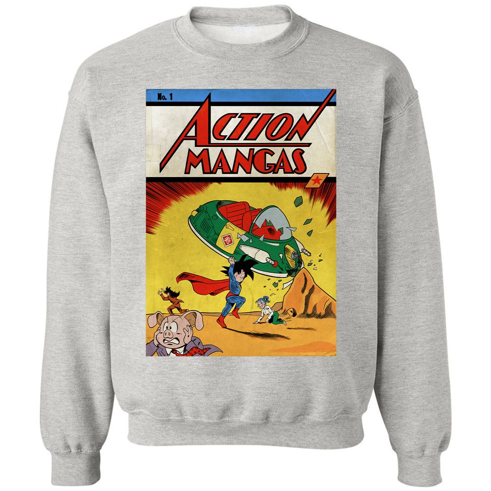 Classic Unisex Sweatshirt - RCSR7HLJ - Ash - 8