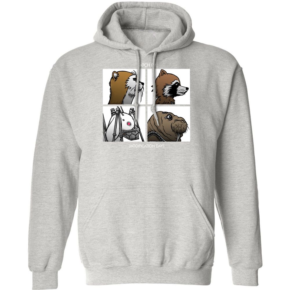 Classic Unisex Hoodie - 91ZCMWDY - Ash - 8