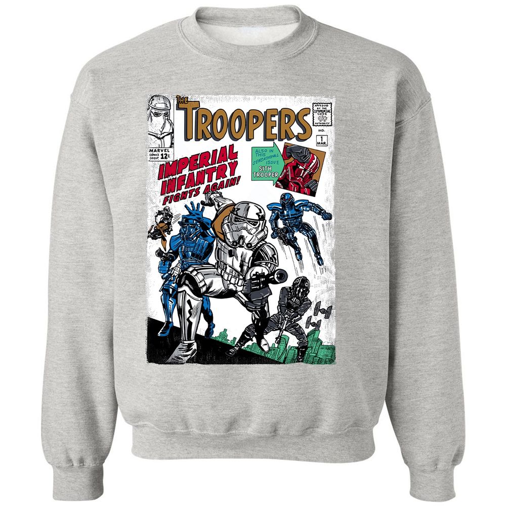 Classic Unisex Sweatshirt - SZ5CHWJ2 - Ash - 8