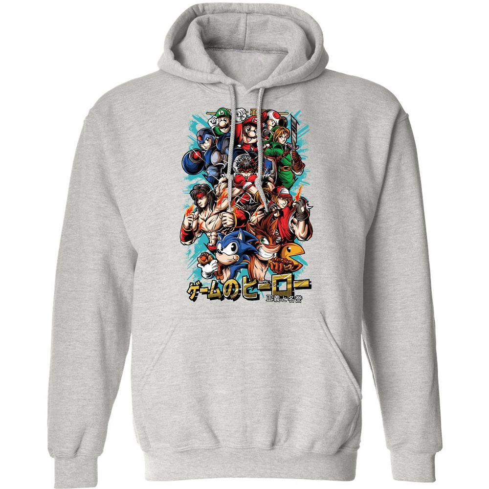 Classic Unisex Hoodie - RGVKNX31 - Ash - 8