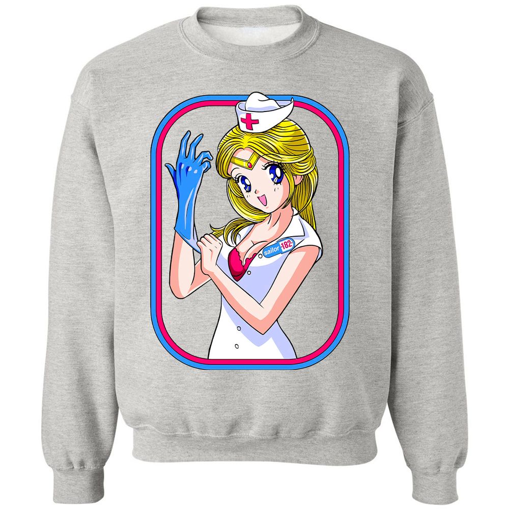 Classic Unisex Sweatshirt - YGB5FL96 - Ash - 8