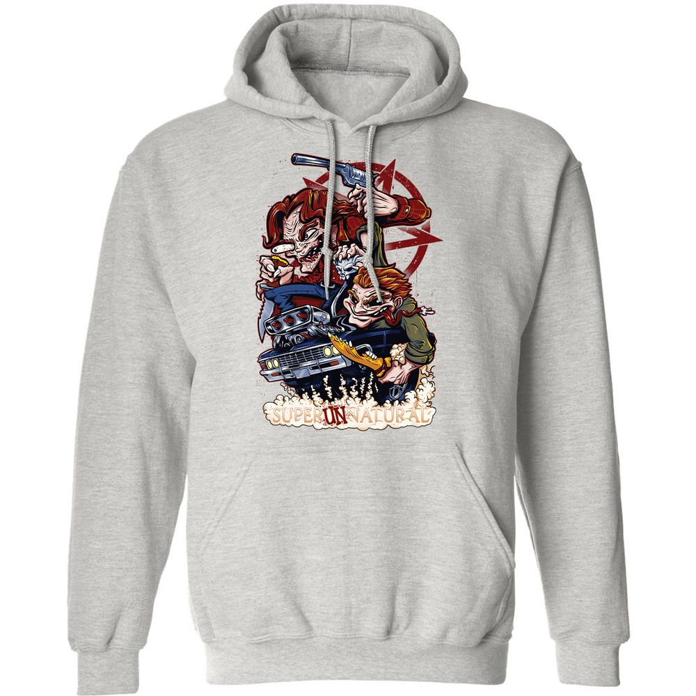 Classic Unisex Hoodie - DAQNGAYK - Ash - 8