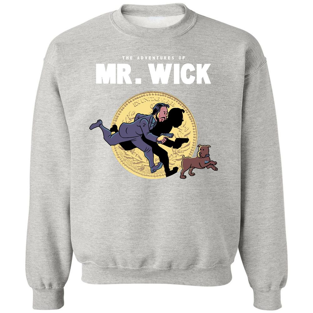 Classic Unisex Sweatshirt - 3DLXX5DU - Ash - 8