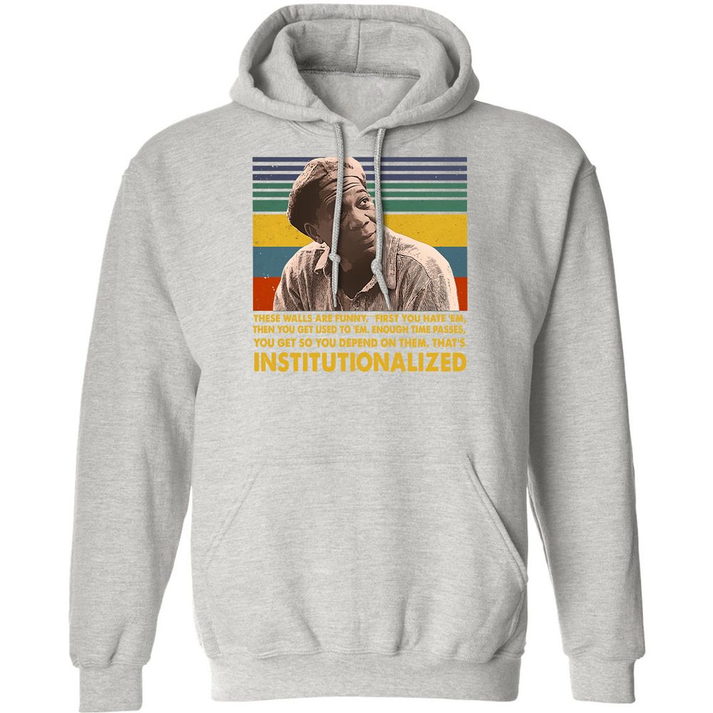 Classic Unisex Hoodie - 57L4XCXH - Ash - 8