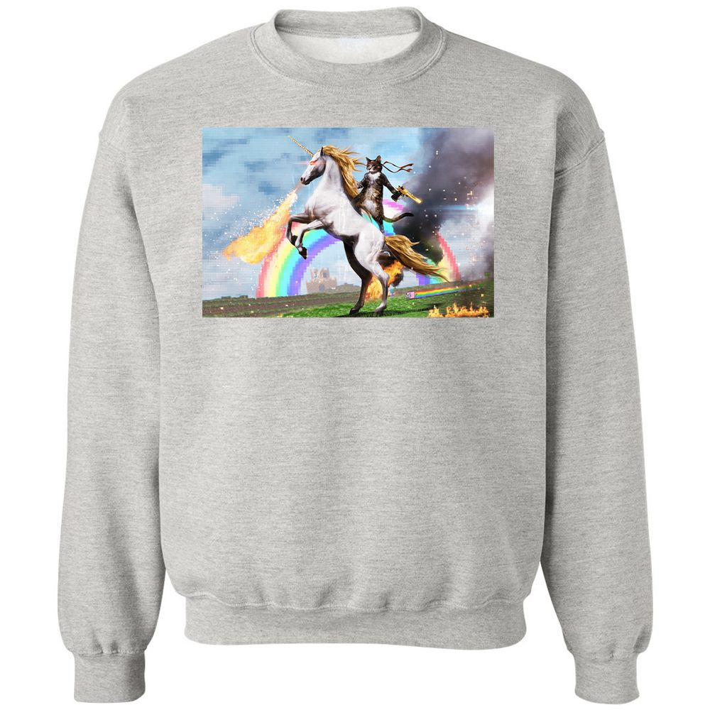 Classic Unisex Sweatshirt - ZNJZDQDG - Ash - 8