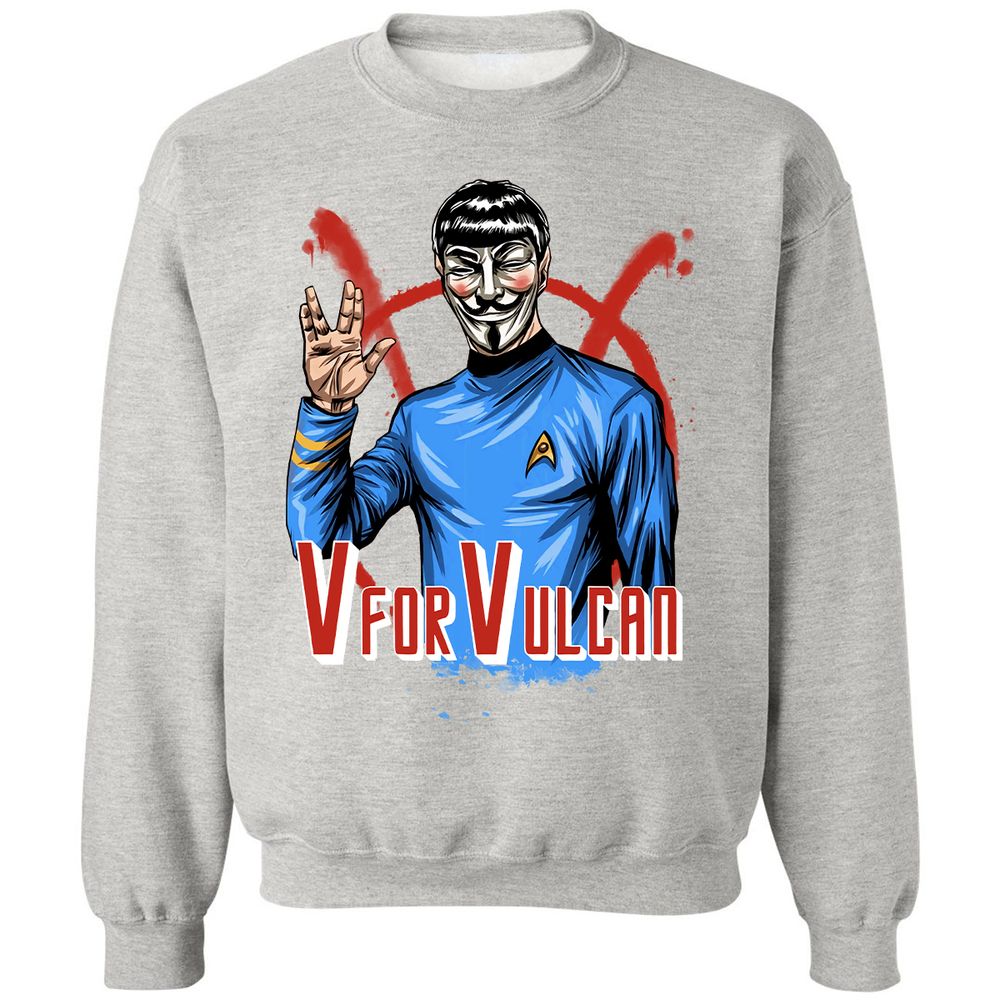 Classic Unisex Sweatshirt - VYSTSRLR - Ash - 8