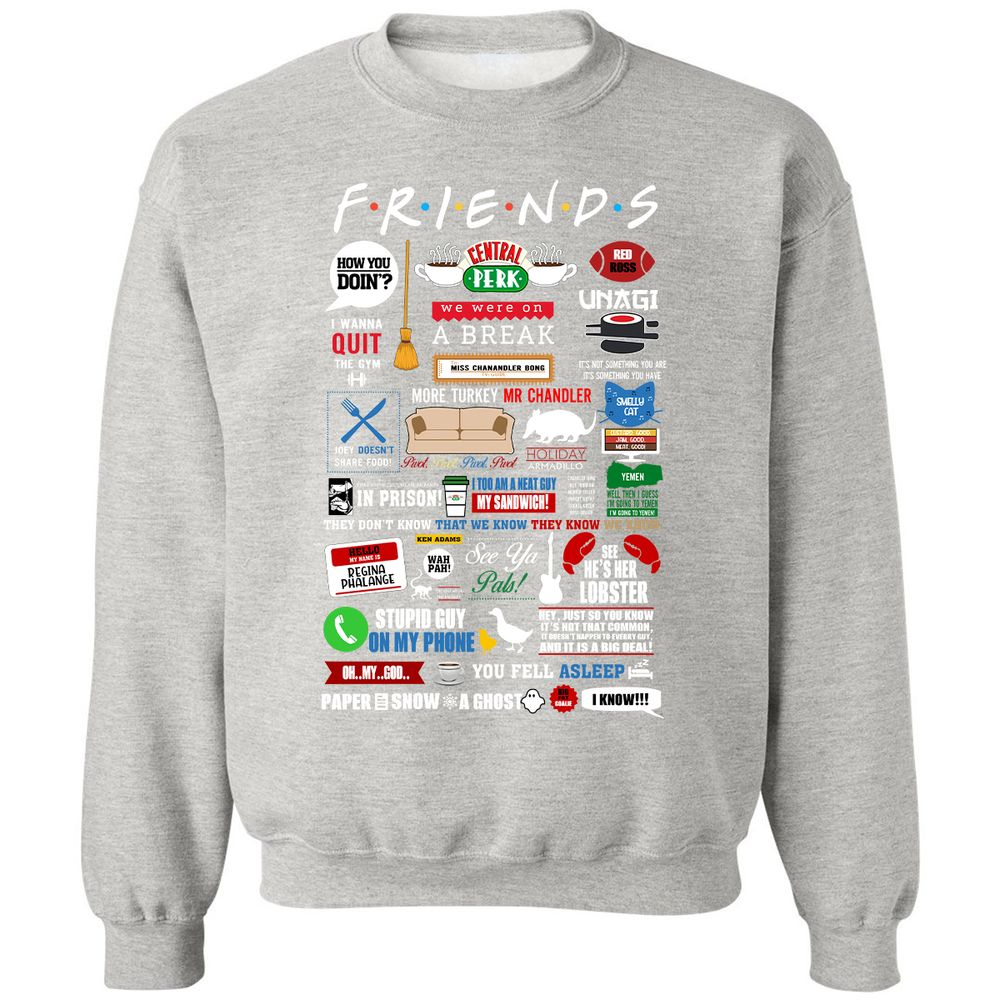 Classic Unisex Sweatshirt - HZKTA78V - Ash - 8