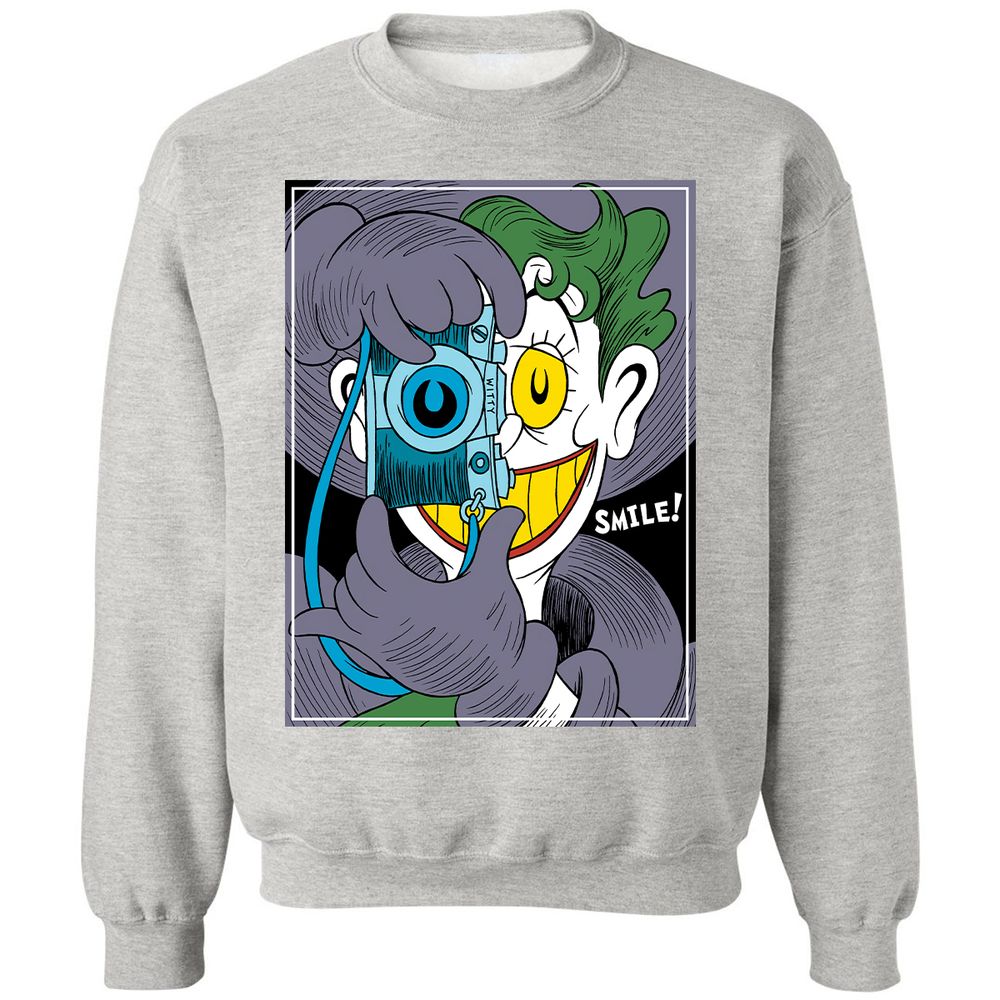 Classic Unisex Sweatshirt - ERYK36SR - Ash - 8