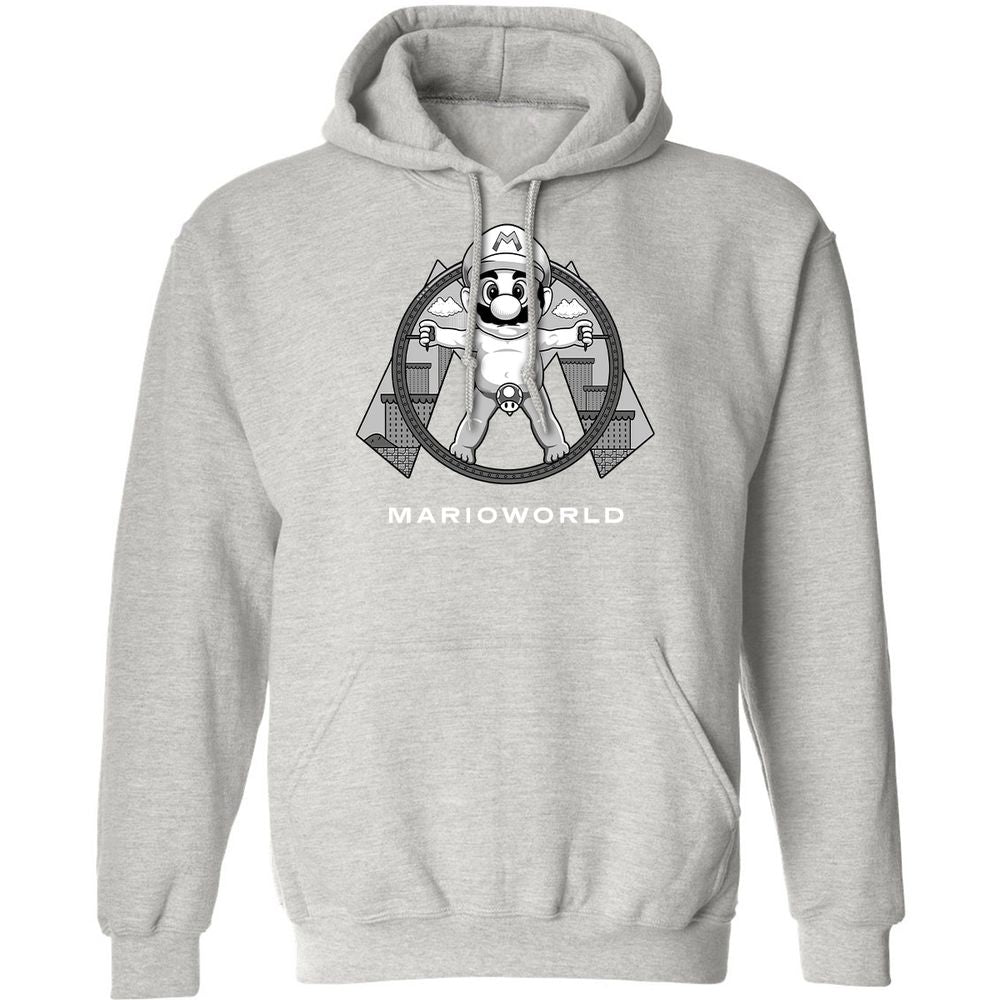 Classic Unisex Hoodie - SKVEB37F - Ash - 8