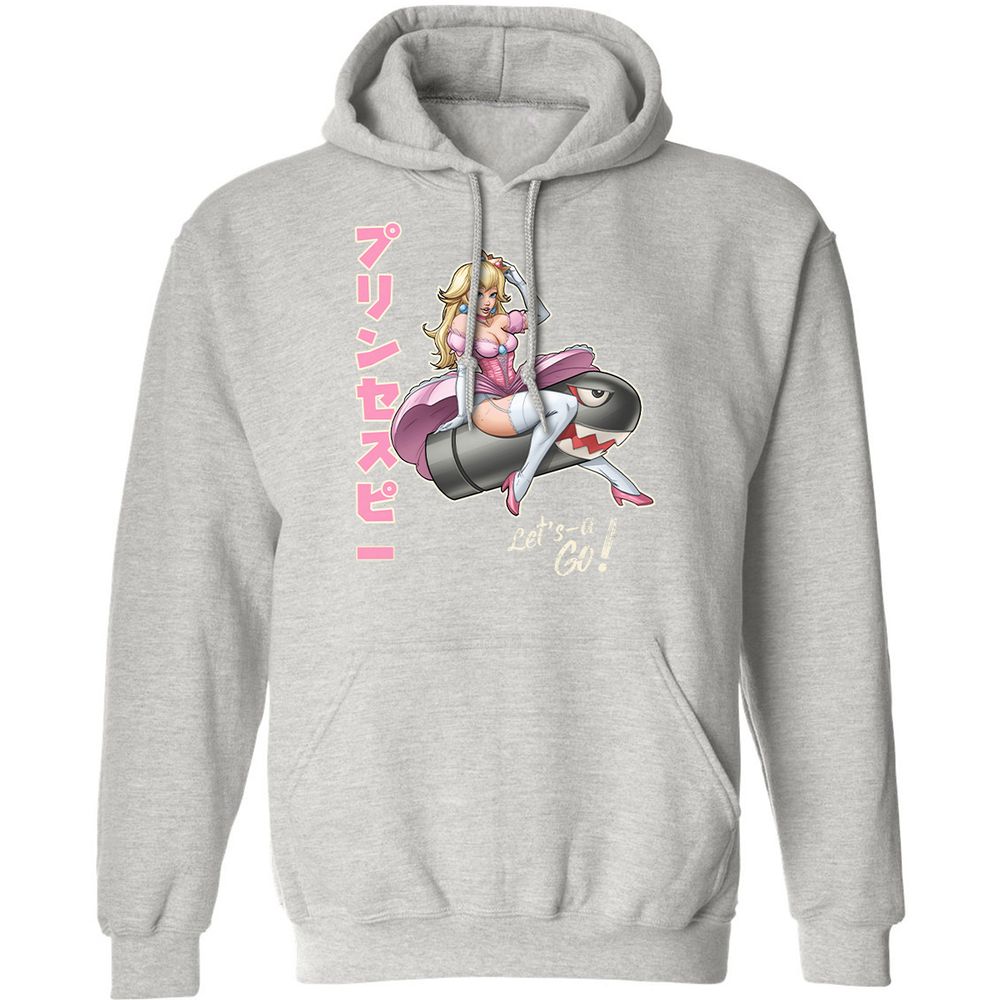 Classic Unisex Hoodie - 375GEN6V - Ash - 8