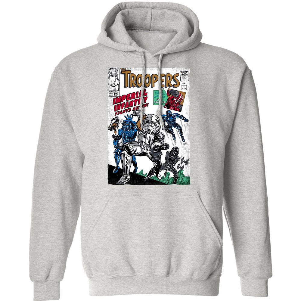 Classic Unisex Hoodie - UX3KKTC8 - Ash - 8