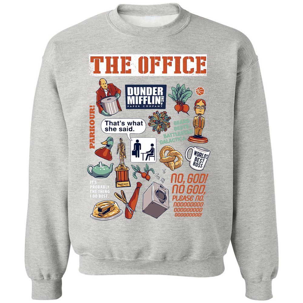 Classic Unisex Sweatshirt - B1LWPFDH - Ash - 8