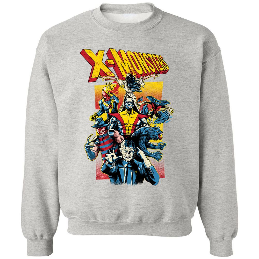 Classic Unisex Sweatshirt - X5UQ8TN9 - Ash - 8