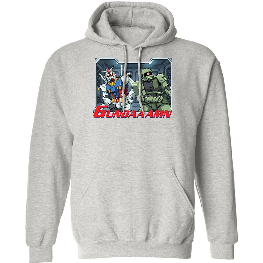 Classic Unisex Hoodie - X62WUP4L - Ash - 8