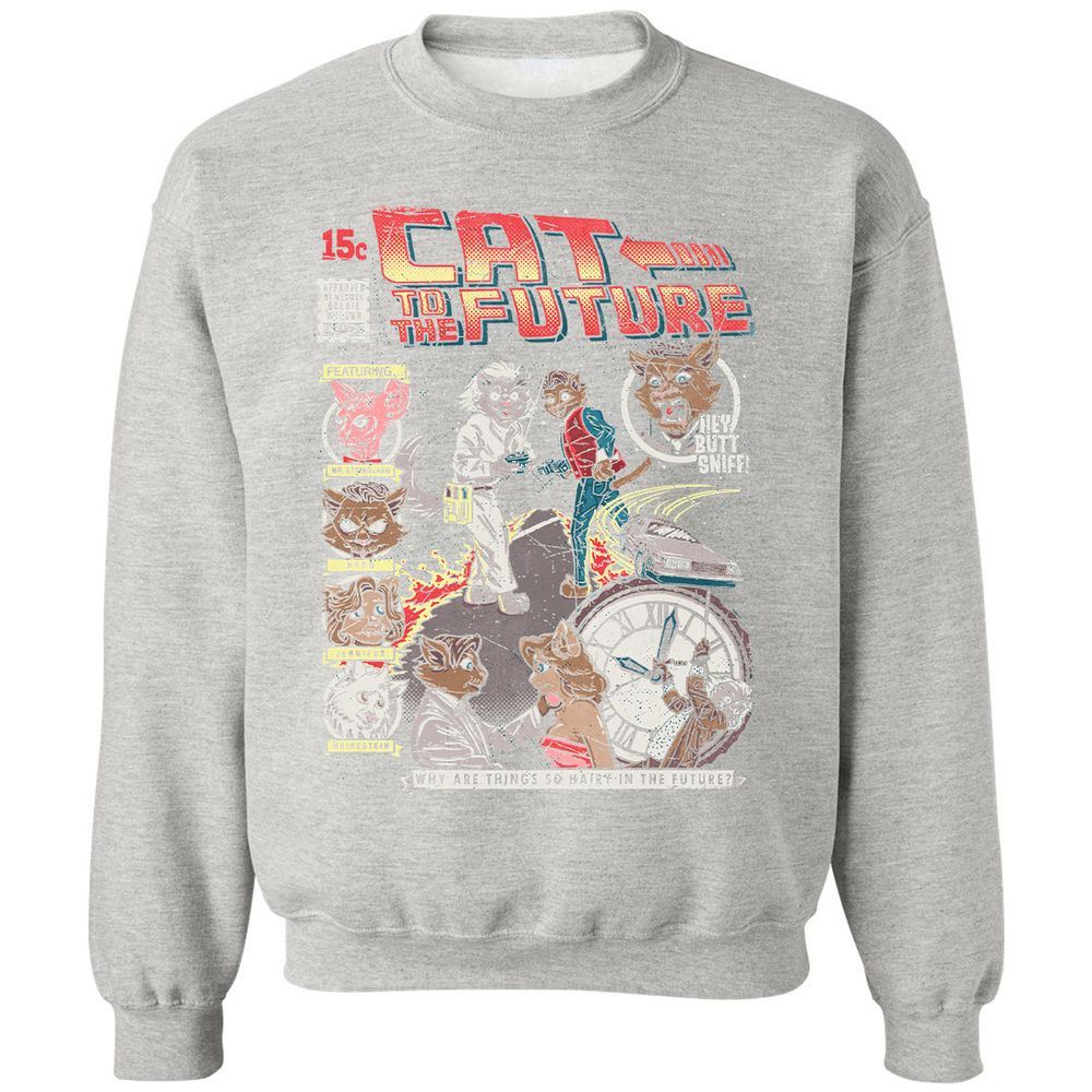 Classic Unisex Sweatshirt - ZHK93J23 - Ash - 8