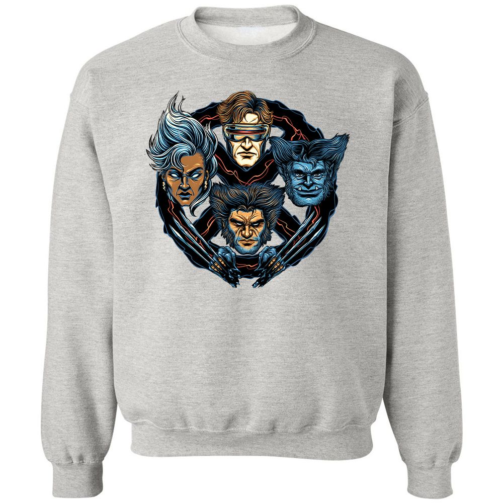 Classic Unisex Sweatshirt - 6X9XFKDL - Ash - 8