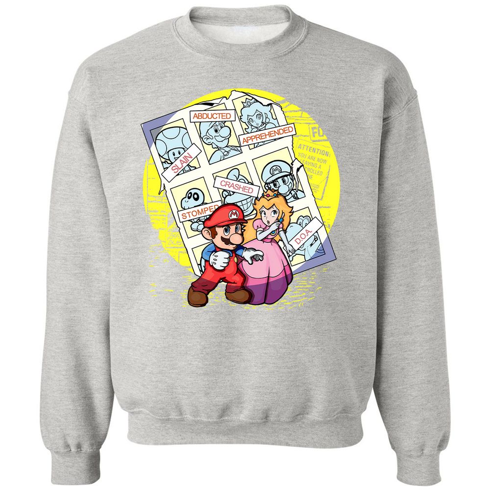 Classic Unisex Sweatshirt - XKZG7FC1 - Ash - 8
