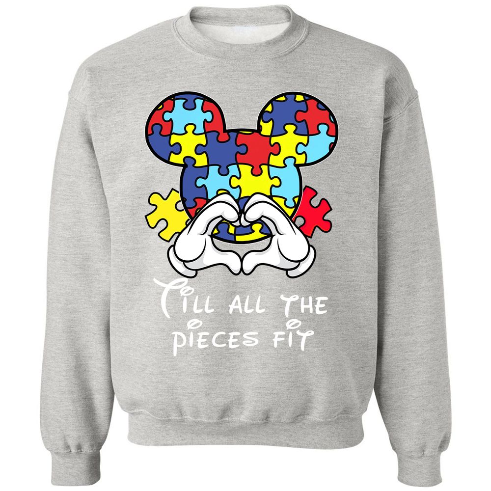 Classic Unisex Sweatshirt - K2GJ93TX - Ash - 8