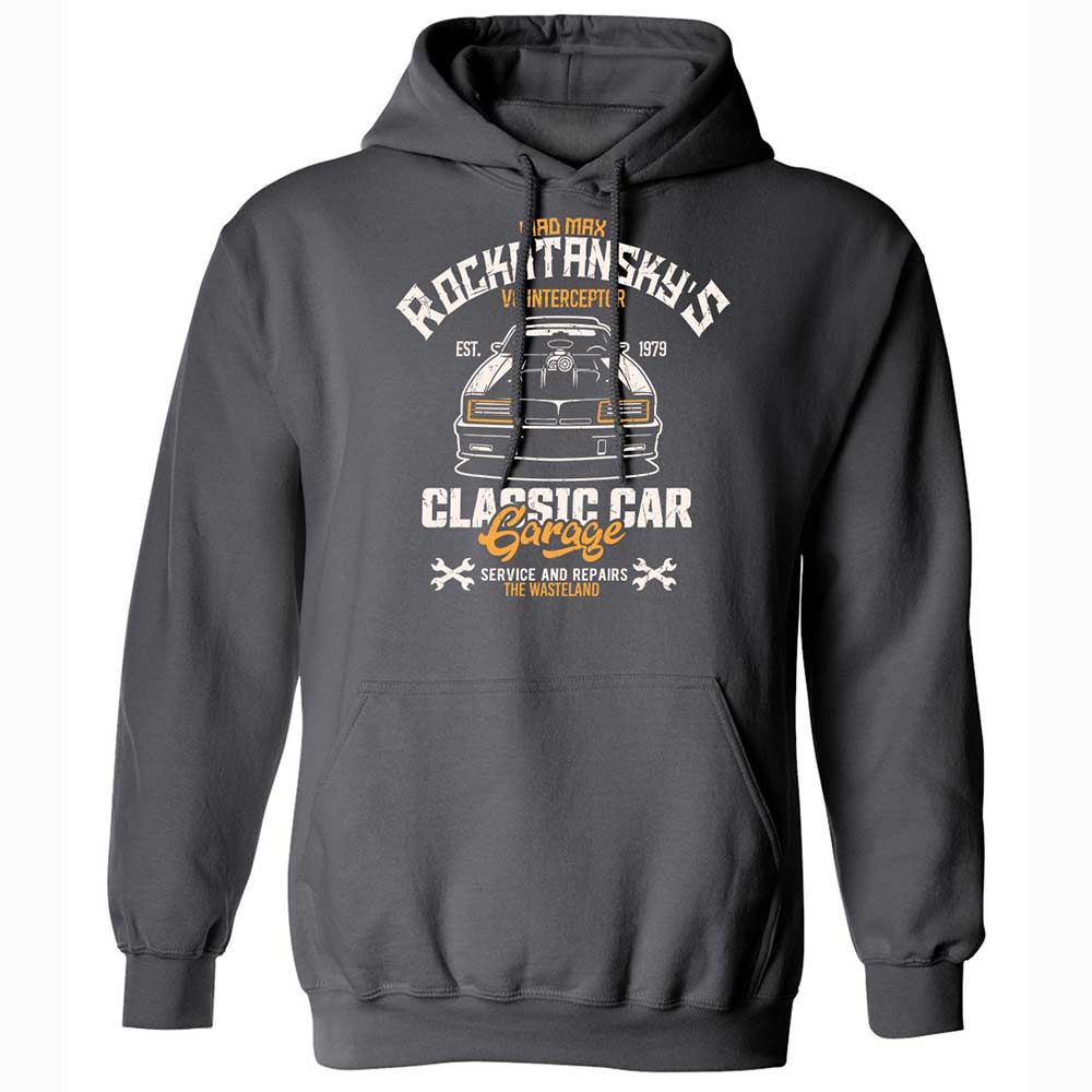 Classic Unisex Hoodie - QFBM6WQT - Charcoal - 8