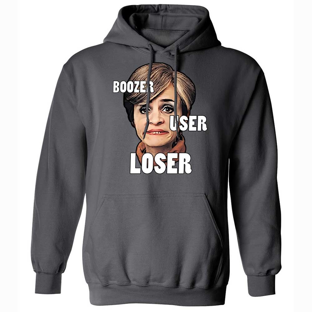 I was a boozer, a user, and a loser - Charcoal - 8