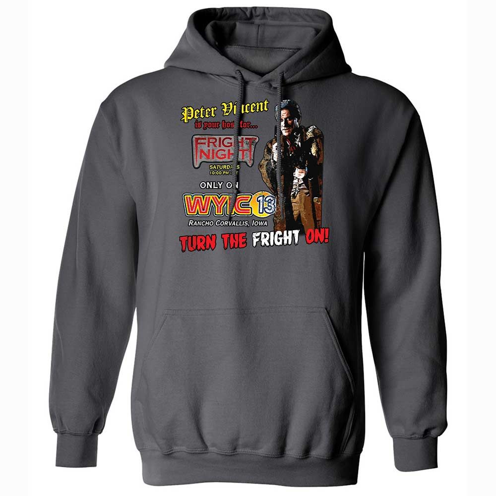 Peter Vincent Fright horror night cult - Charcoal - 8