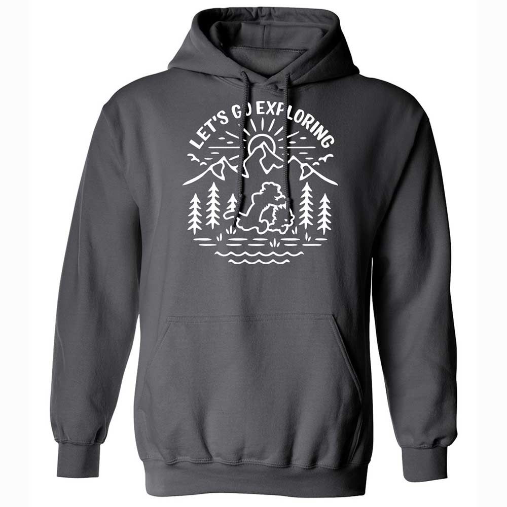 Classic Unisex Hoodie - EFQ7QKBG - Charcoal - 8