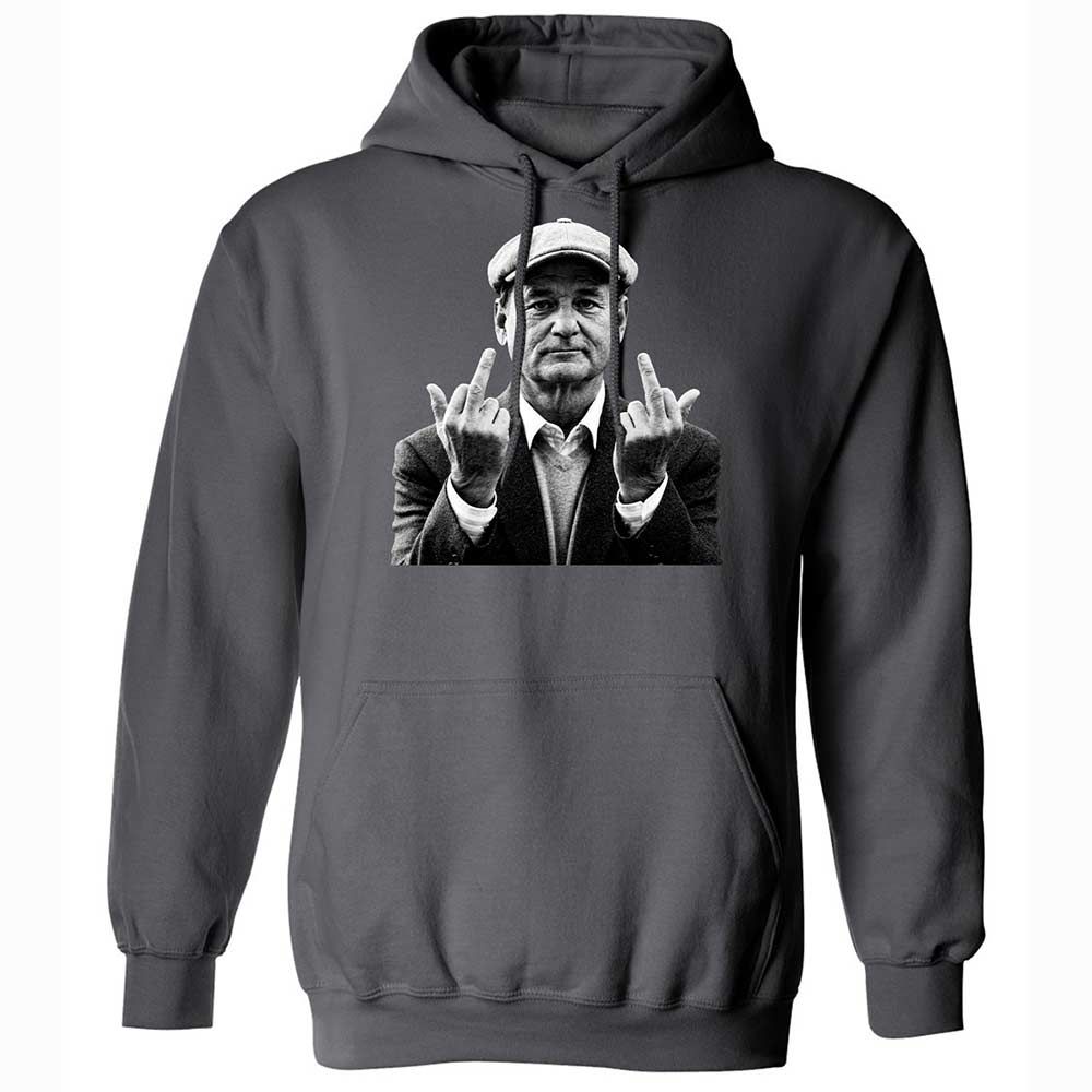 Bill Murray Middle Finger - Charcoal - 8