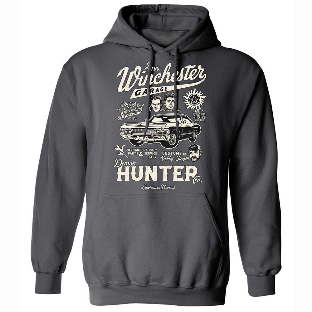Classic Unisex Hoodie - NXYTW9A8 - Charcoal - 8