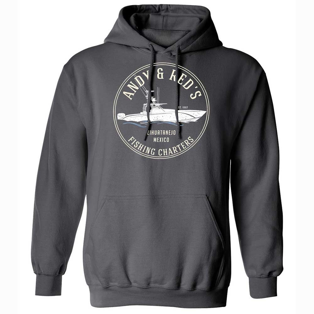 Classic Unisex Hoodie - KBKUFH86 - Charcoal - 8