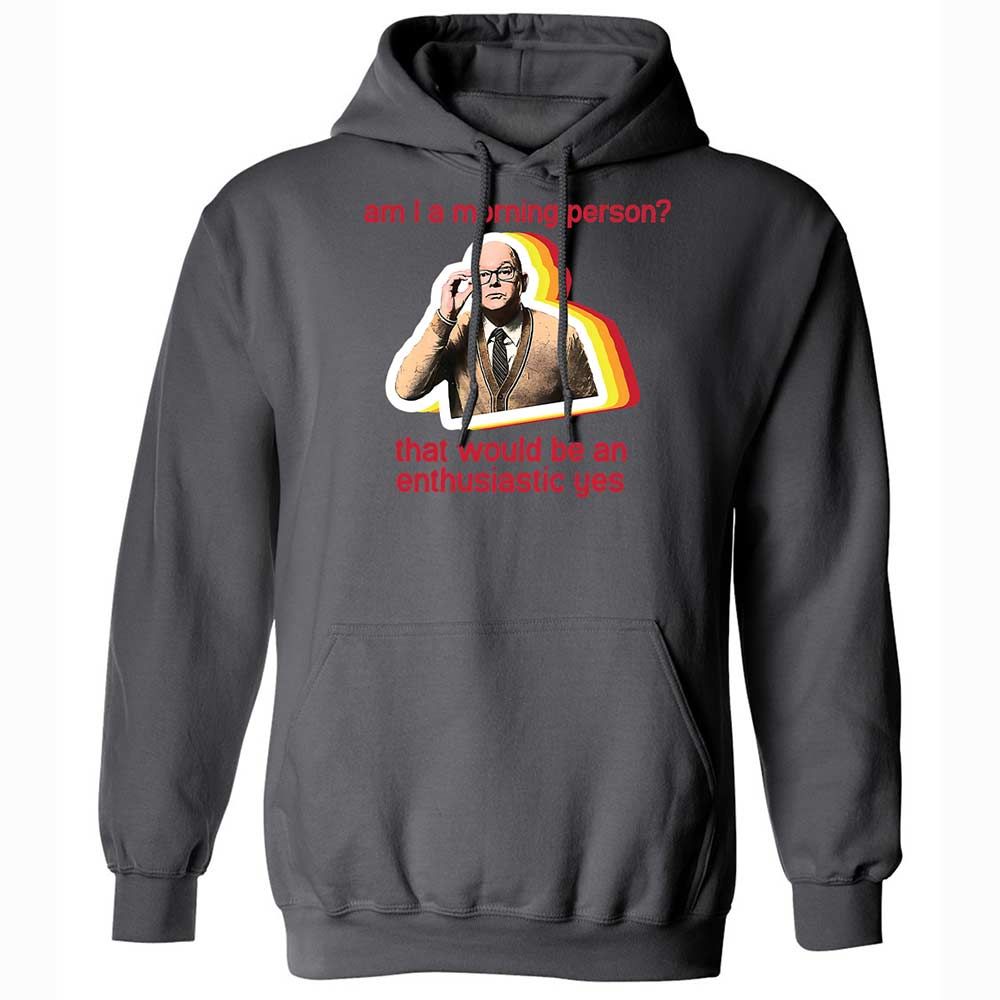 Classic Unisex Hoodie - ASFD7SLT - Charcoal - 8