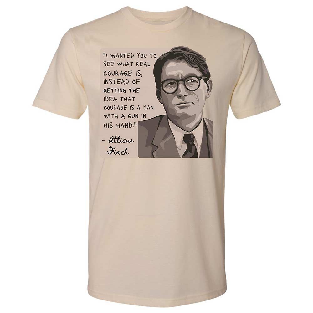 Real Courage Quote - Cream - 8