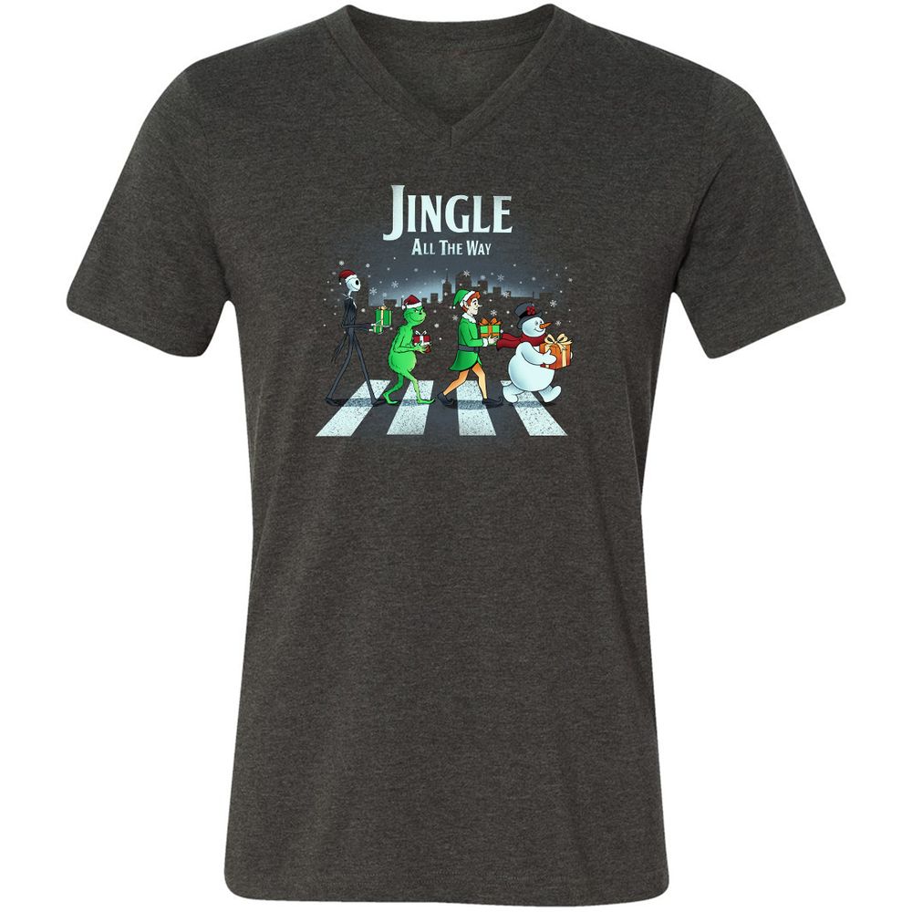Jingle All The Way - Dark Grey Heather - 8
