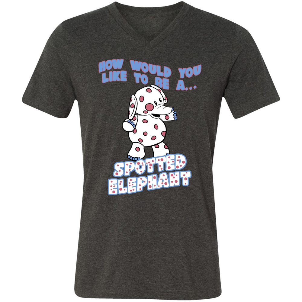 Spotted Elephant - Dark Grey Heather - 8