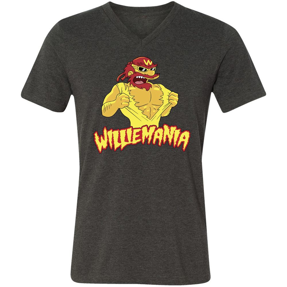 Unisex V-Neck T-Shirt - LH3NPBBJ - Dark Grey Heather - 8