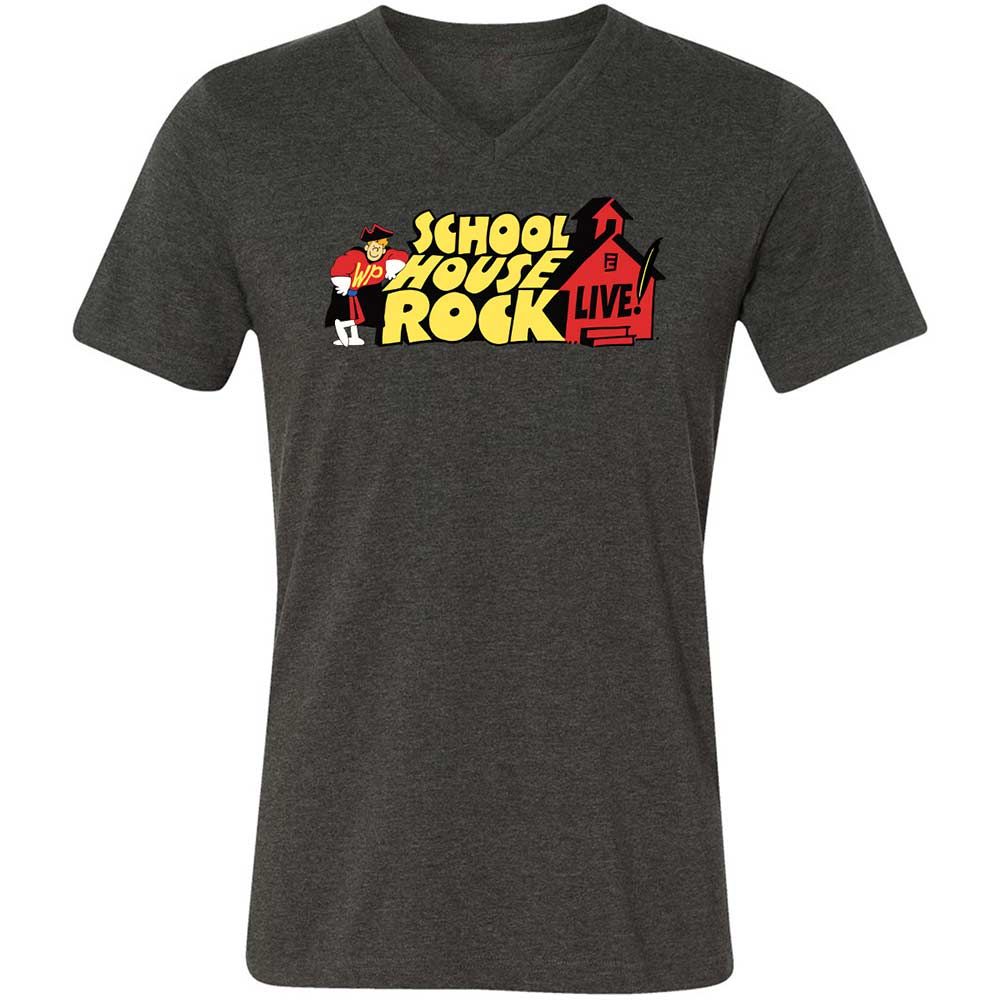 Unisex V-Neck T-Shirt - EWRLL12S - Dark Grey Heather - 8