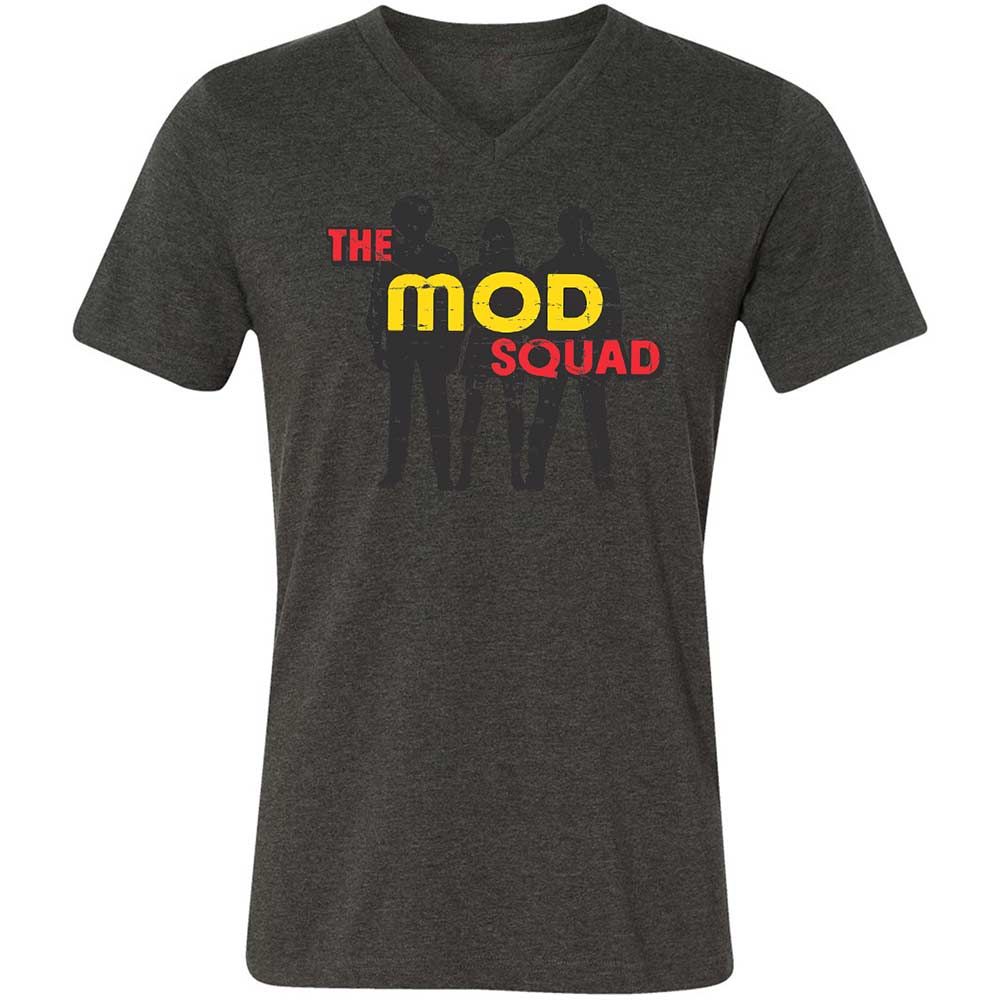 Unisex V-Neck T-Shirt - DDW5TQA7 - Dark Grey Heather - 8