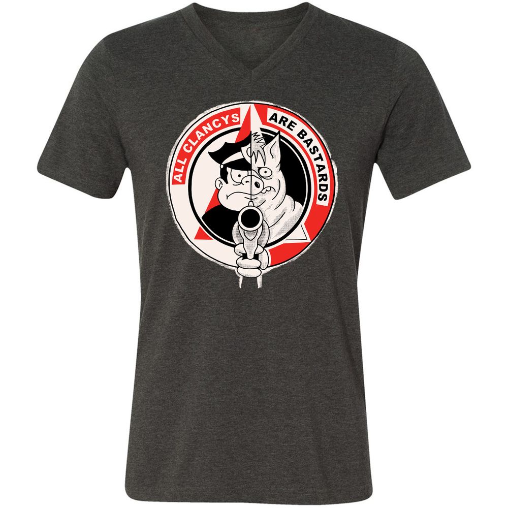 All Clancys Are Bastards - Dark Grey Heather - 8