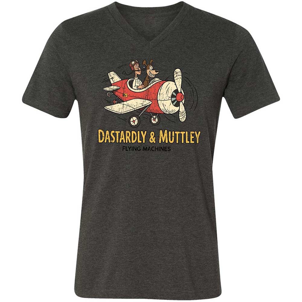 Unisex V-Neck T-Shirt - TFMP1BJZ - Dark Grey Heather - 8