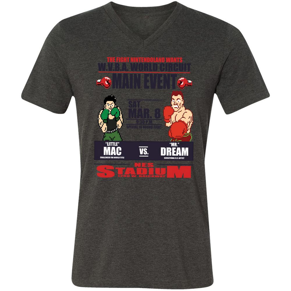 Unisex V-Neck T-Shirt - SZTTFJC5 - Dark Grey Heather - 8