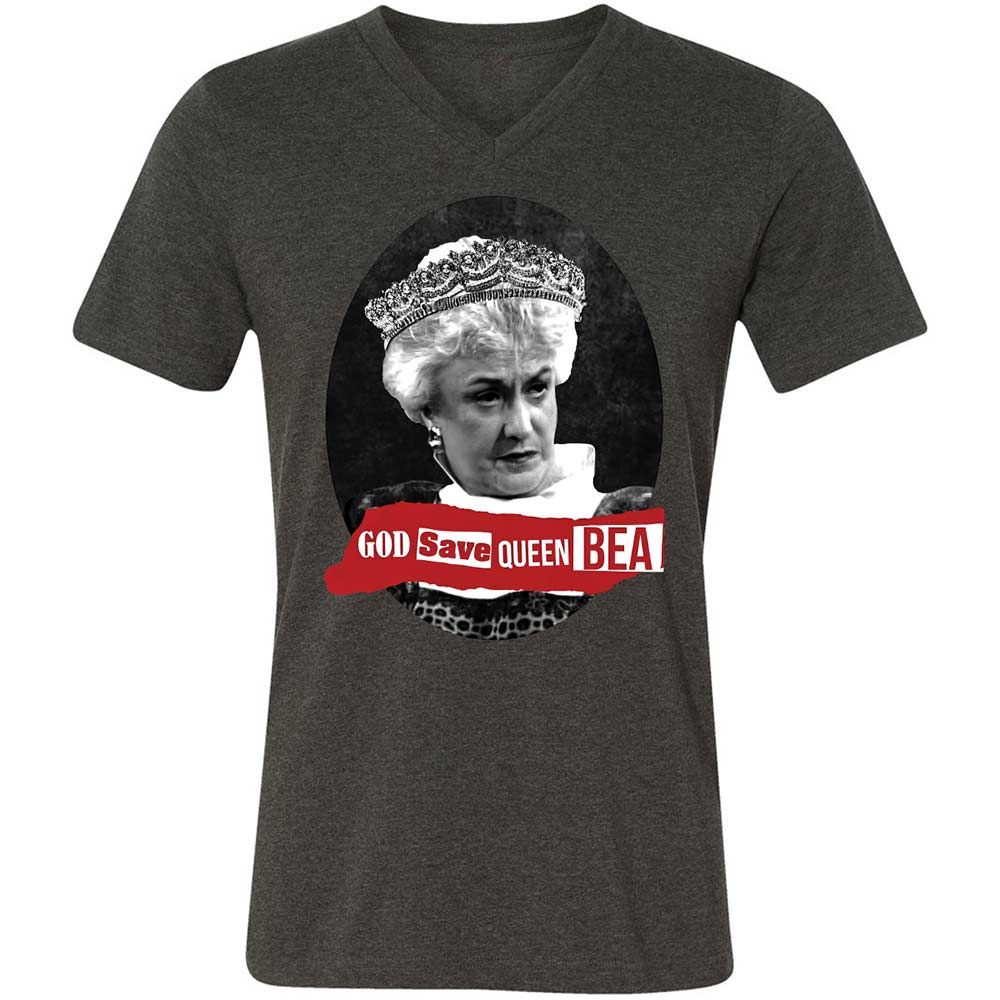 God Save Queen Bea - Dark Grey Heather - 8