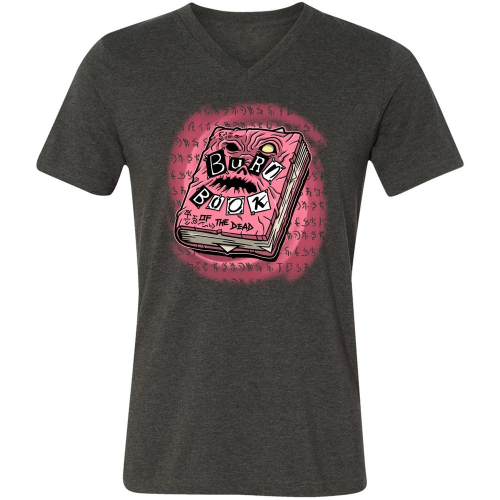 Unisex V-Neck T-Shirt - UJ1MMAWD - Dark Grey Heather - 8
