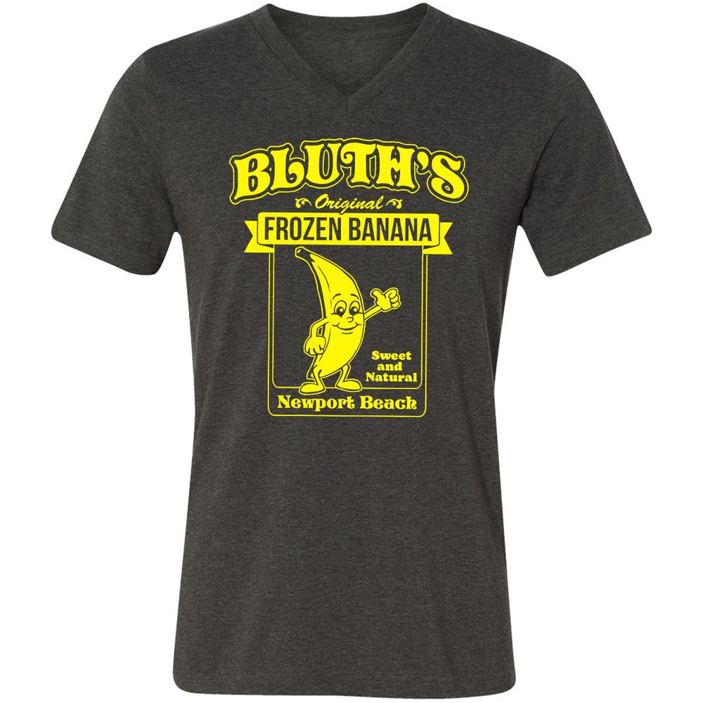 Unisex V-Neck T-Shirt - 2RHSCT7T - Dark Grey Heather - 8