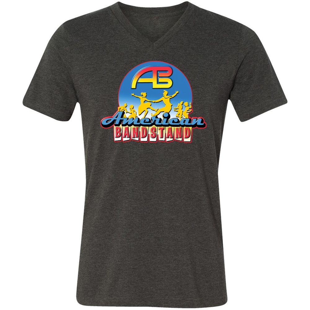 Unisex V-Neck T-Shirt - GDMN6TPM - Dark Grey Heather - 8