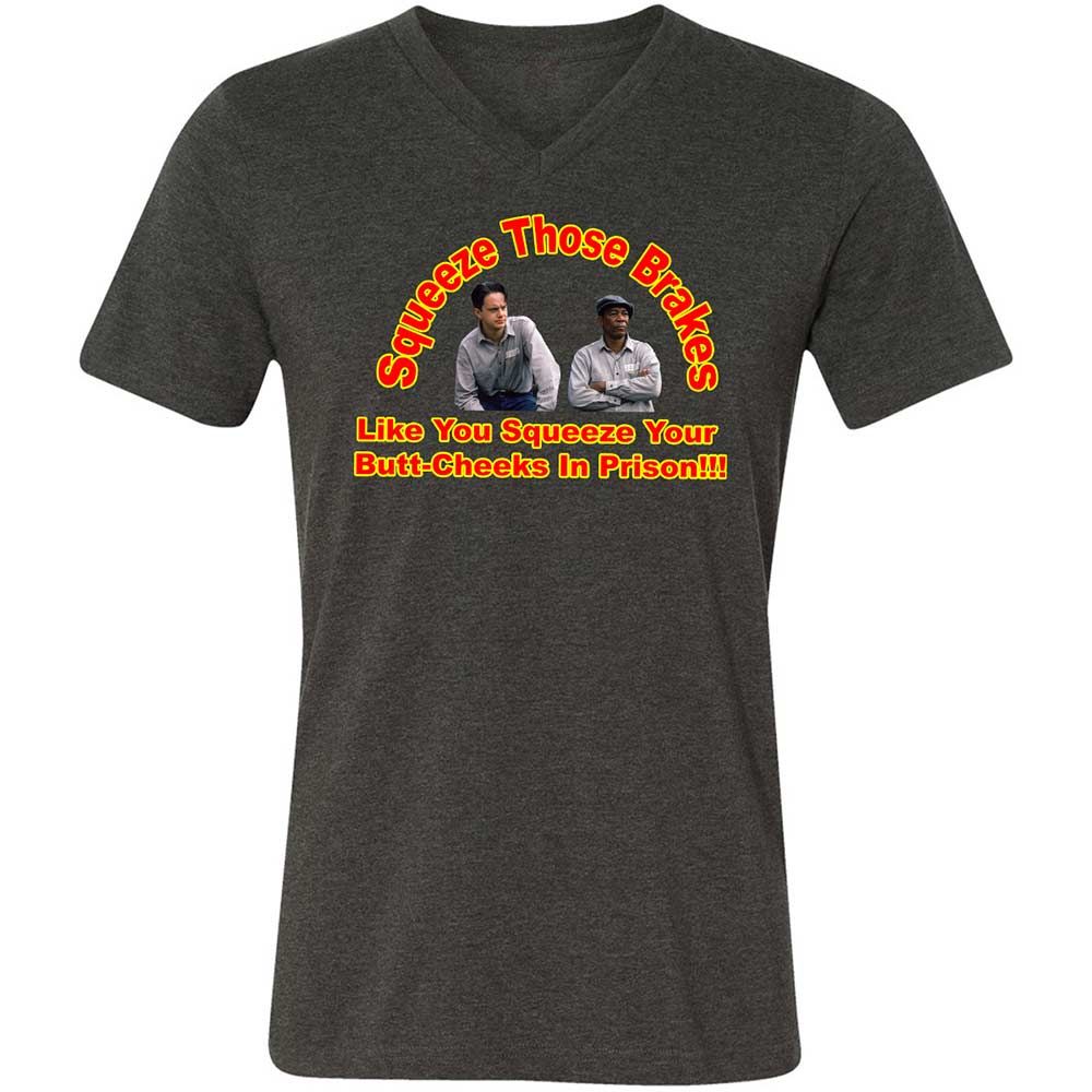 Unisex V-Neck T-Shirt - VT98WLFR - Dark Grey Heather - 8